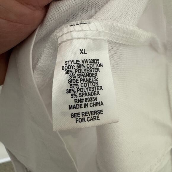 Adrienne Vittadini Button Up 3 4 Sleeve V Neck Shirt US Women's XL - Picture 6 of 8